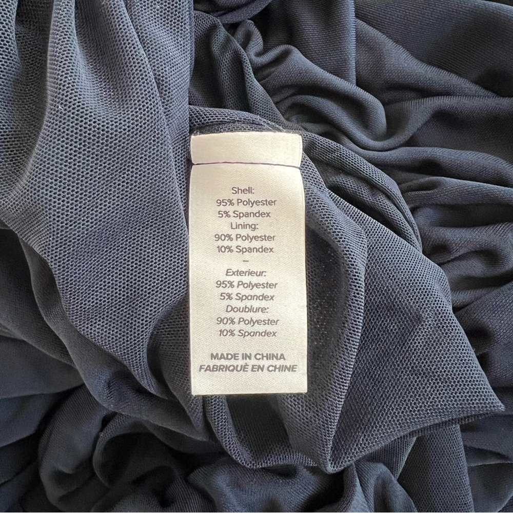 Cinq à Sept Destiny Plunge Mini Dress Navy NWT - Picture 8 of 9
